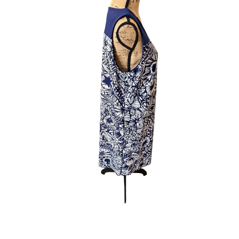 Jude Connally Molly Summer Palm Print Sleeveless Dress Size XL (PTP 19”) NWT - Picture 3 of 7